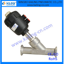 high pressure angle valve with plastic actuator, stainless steel body, KLJZF-50-Q